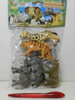 Obrázek z Zvířata divoká set 5ks, plast 8-12cm, v sáčku (24) 